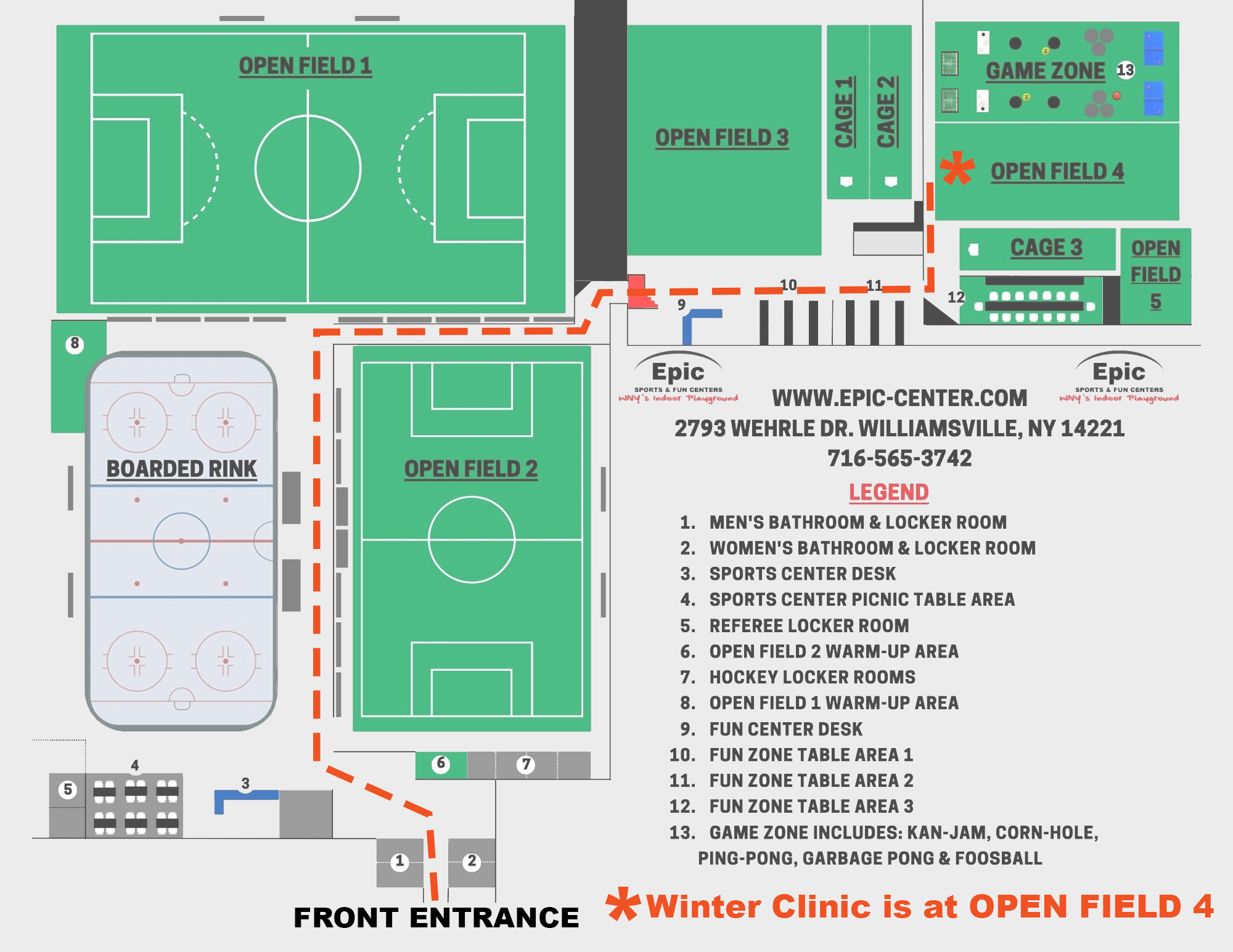 Epic Center Map