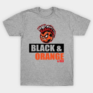 Rebels Black and Orange and Red Shirt